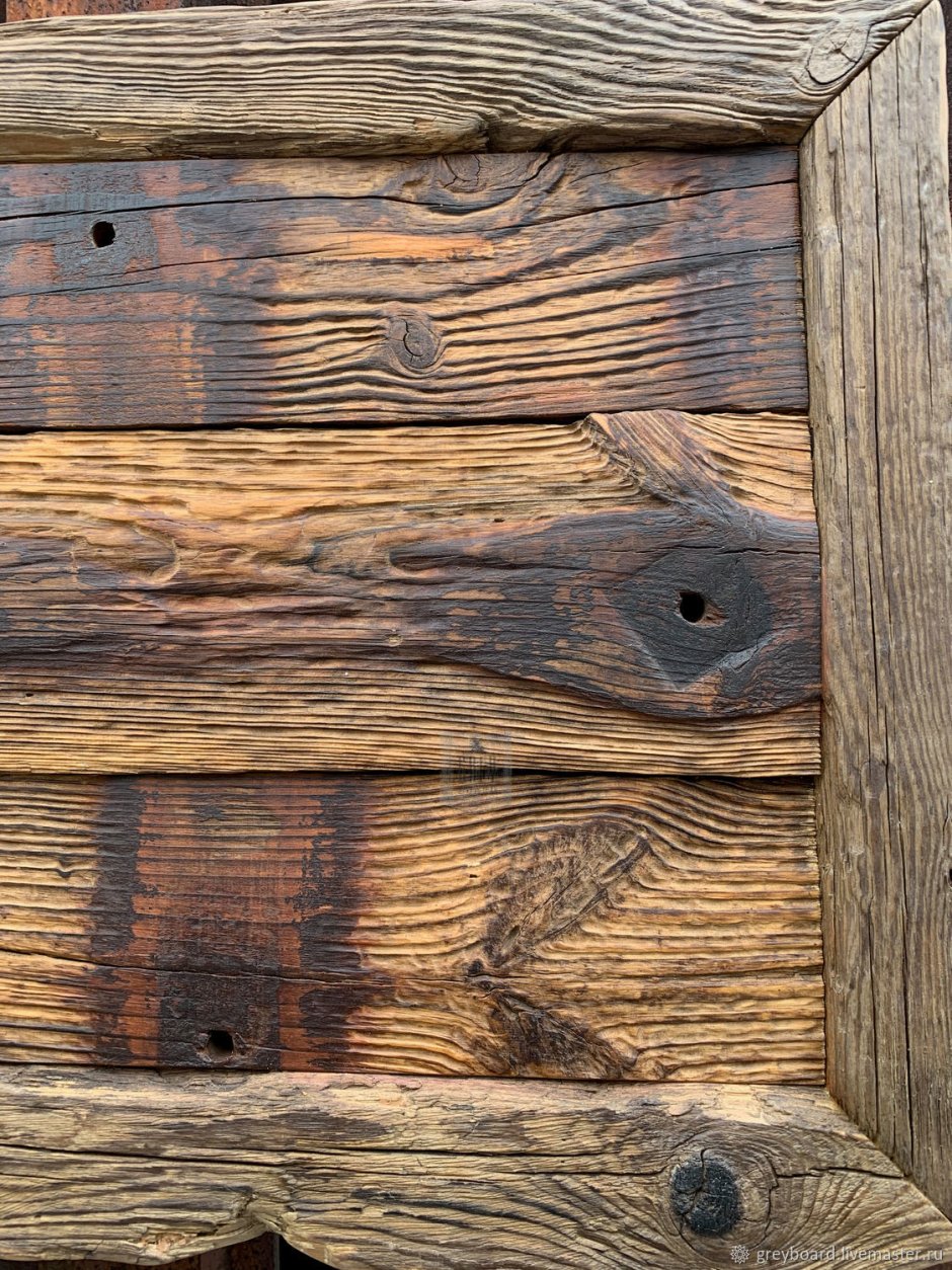 Панно из старых досок