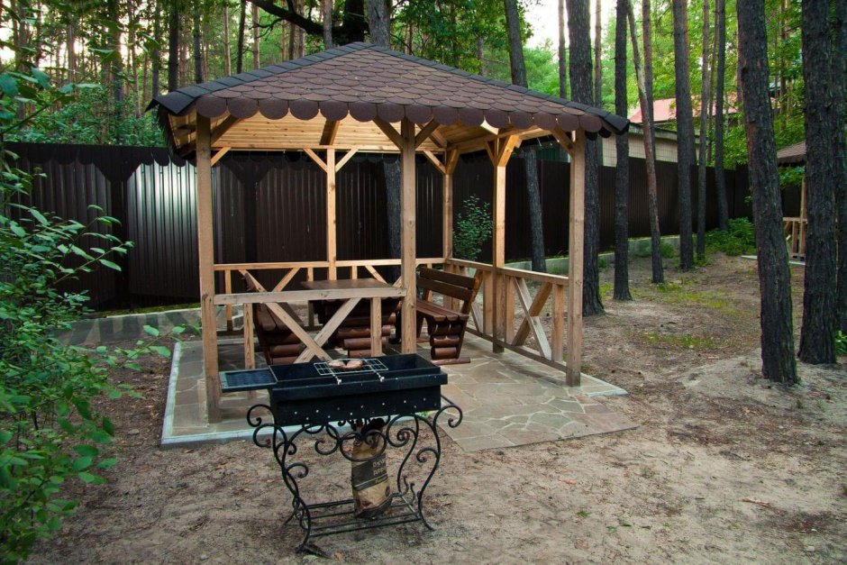 Беседки для шашлыка