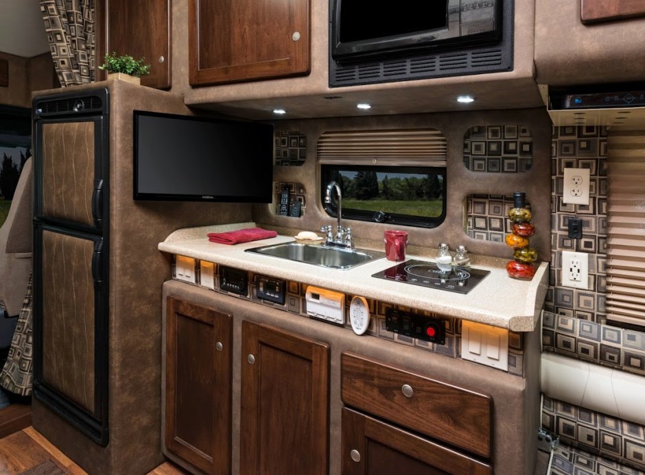 Кабина дальнобойщика