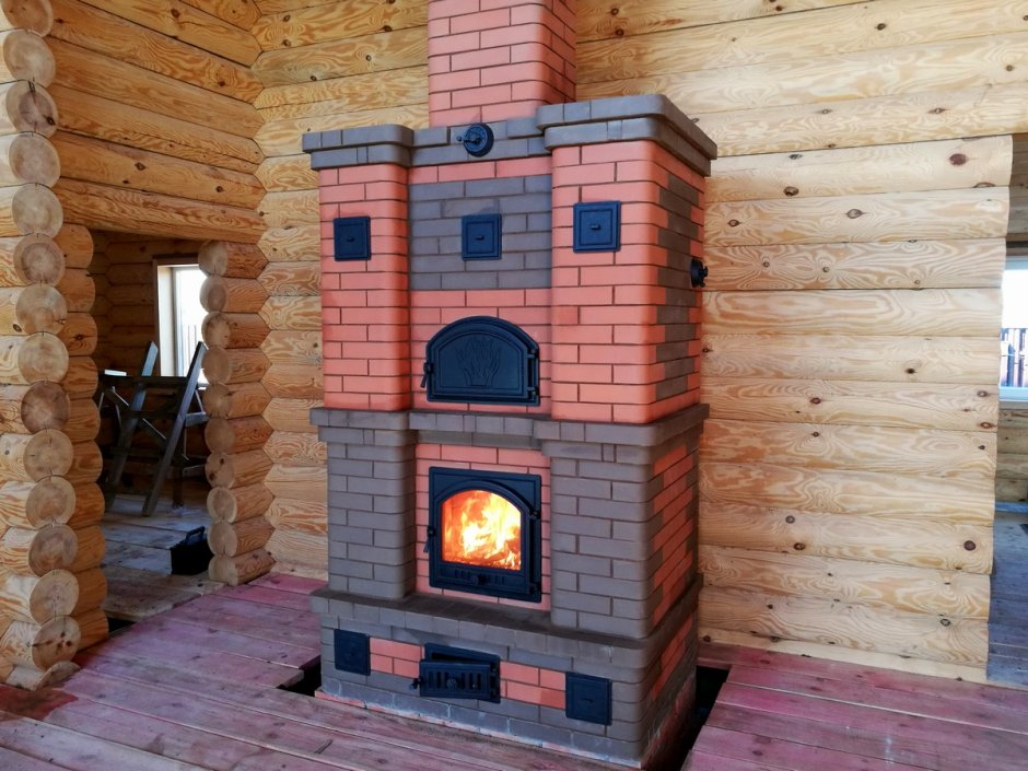 Каминопечь факел