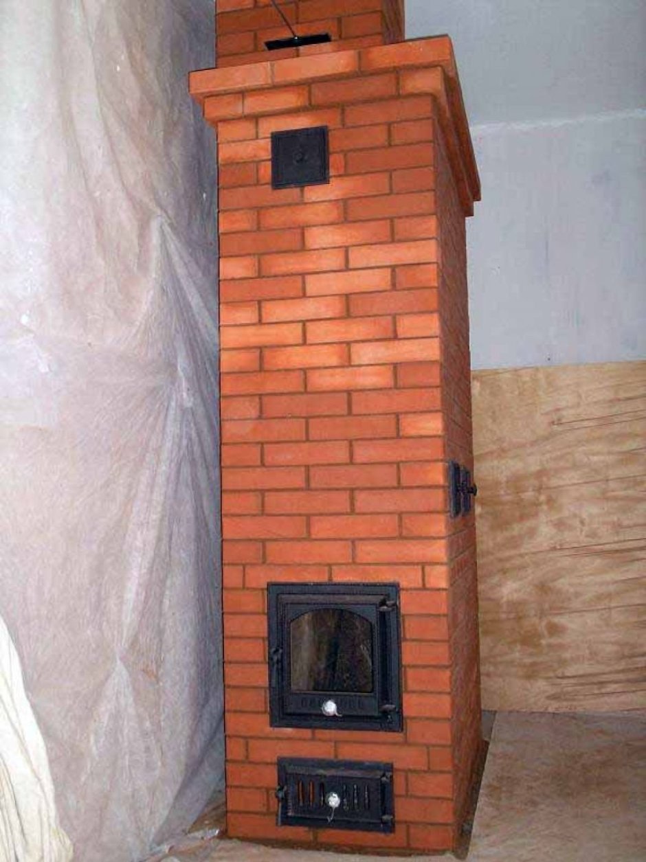 Кирпичная печь голландка отопительная