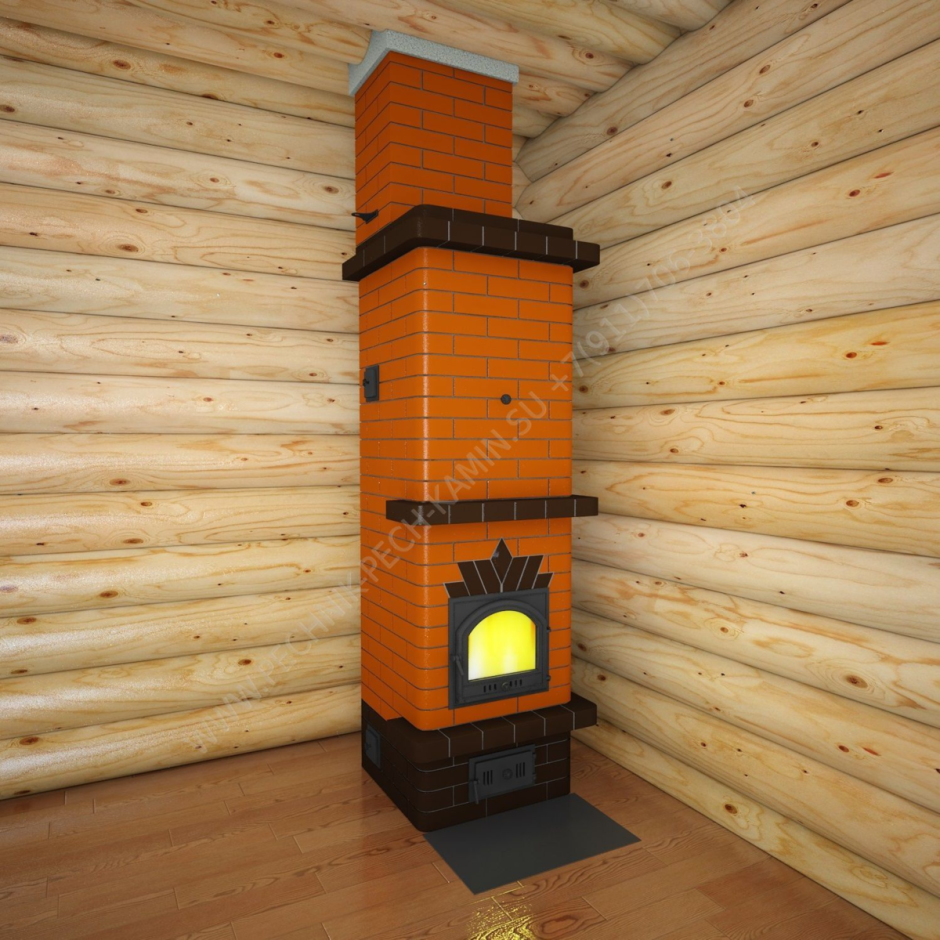 Отопительная печь голландка