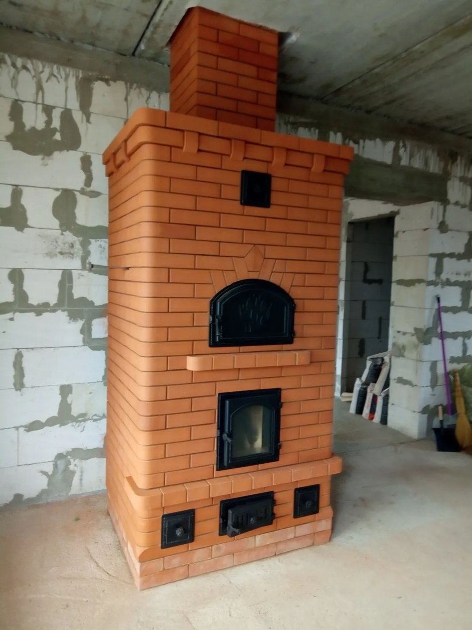 Колпаковая печь с хлебной камерой