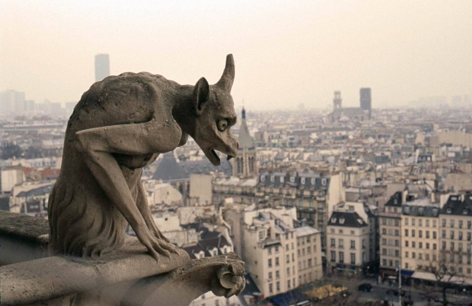 Гарпии на соборе Парижской Богоматери