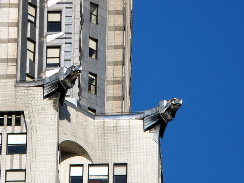 Крайслер-Билдинг Орлы горгульи
