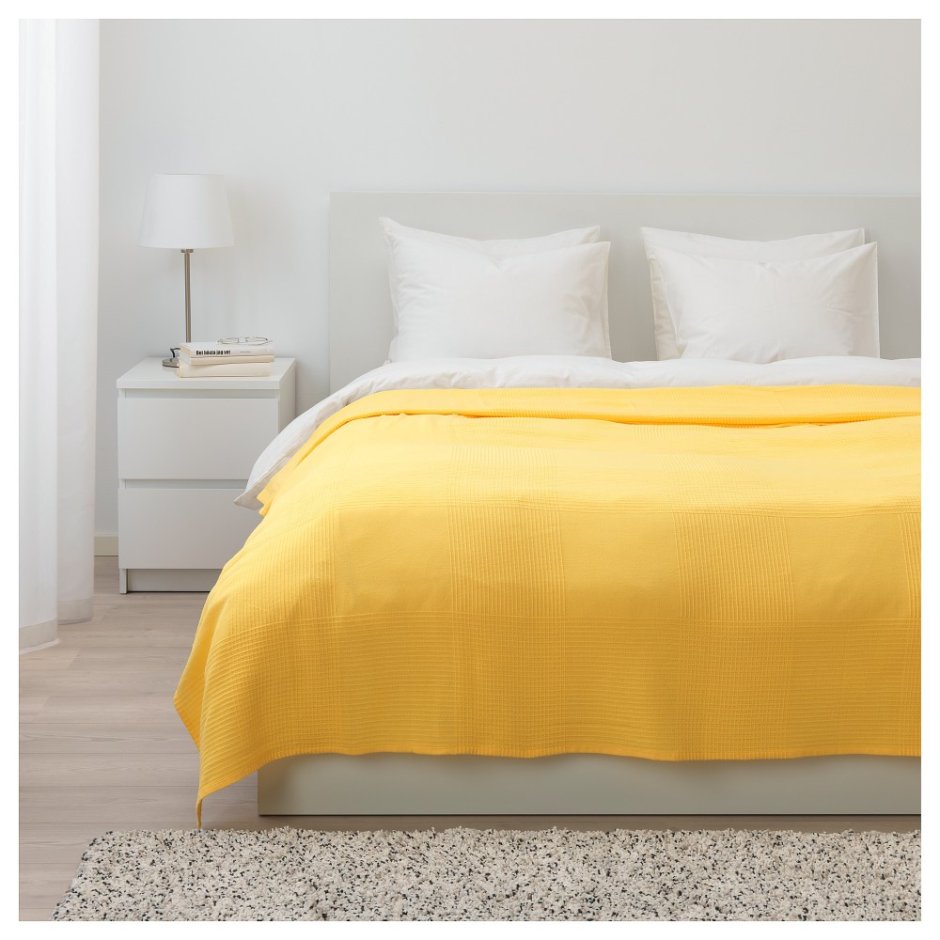 Покрывало, желтый 150x250 см Индира