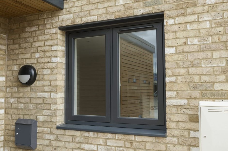 Серый антрацит цвет окна ламинация