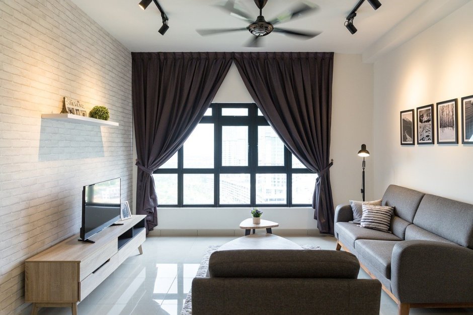 Интерьер гостиной крупный план