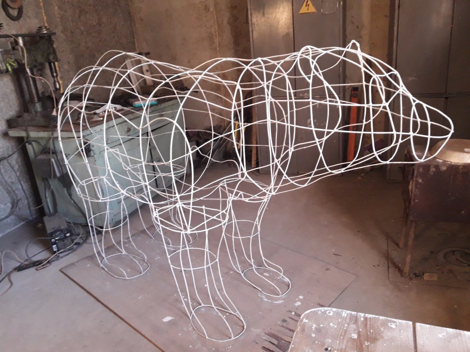 Объемные фигуры из проволоки