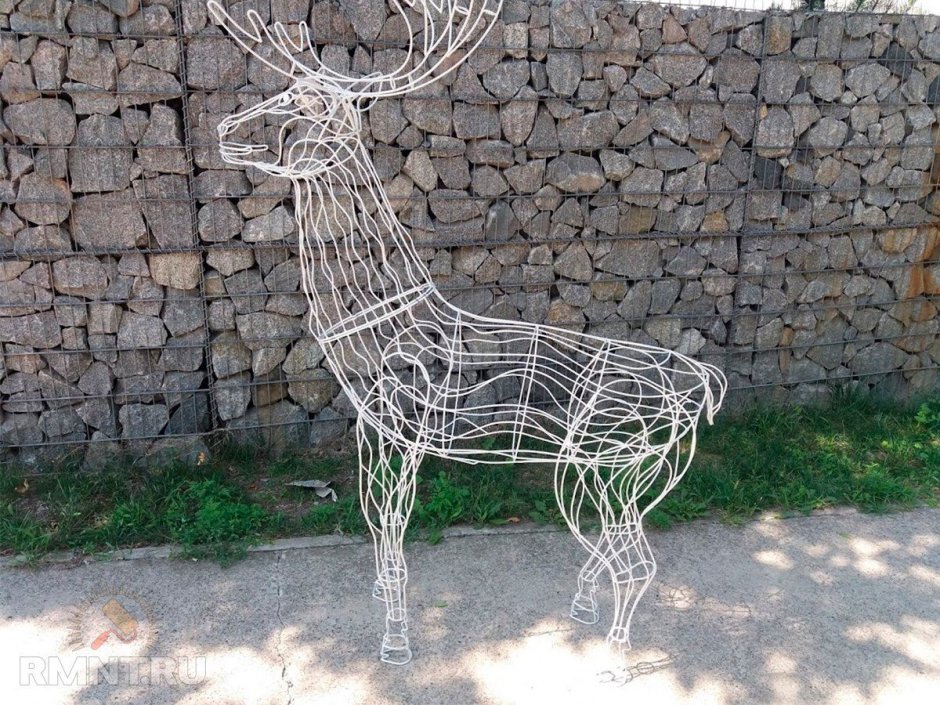 Каркасы для садовых фигур своими руками