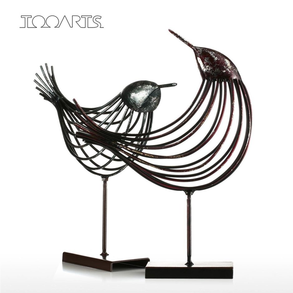 Металлические фигуры для декора