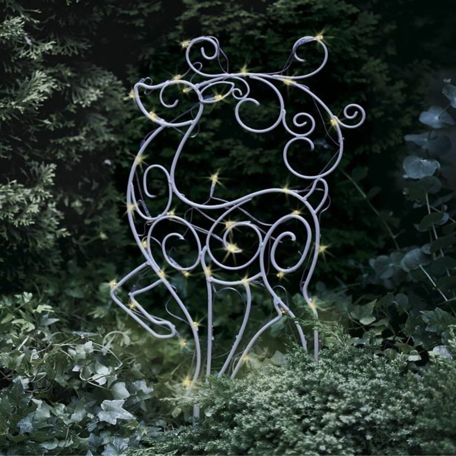 Декор для сада из проволоки