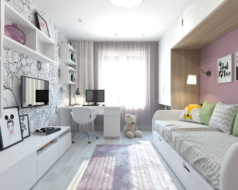 Проект детской комнаты в панельном