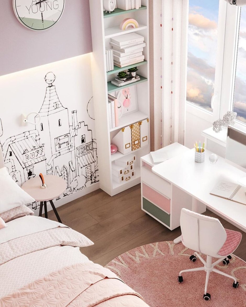 Комната для первоклассницы девочки