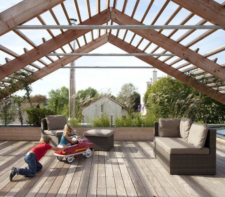 Терраса на крыше