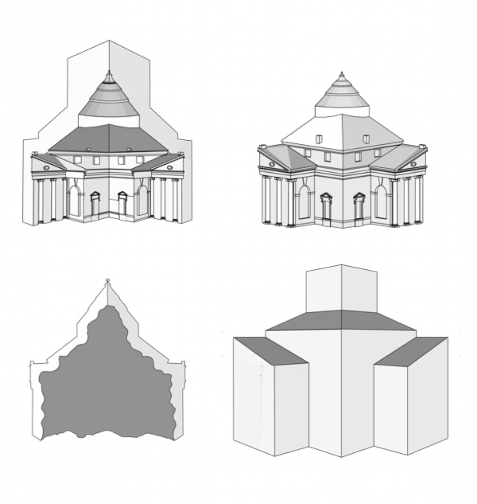 Вилла Ротонда макет