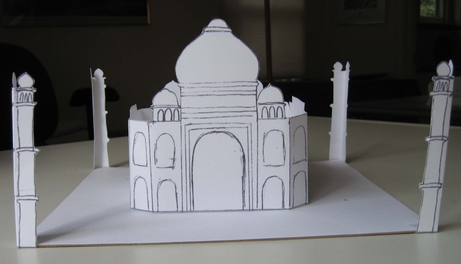 Тадж Махал Макетирование