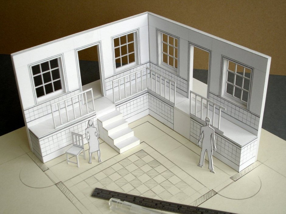 Интерьерный макет