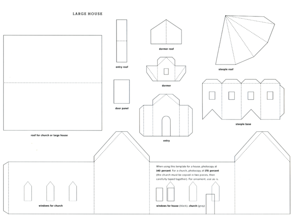 Макет храма из бумаги своими руками схемы развертка для склеивания