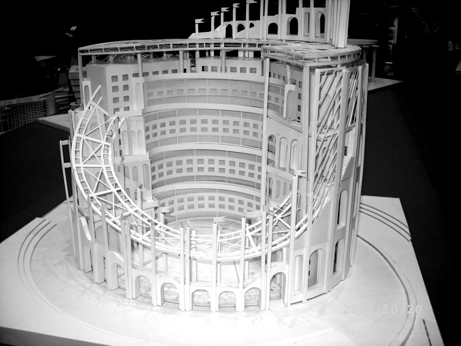 Архитектурные макеты из бумаги