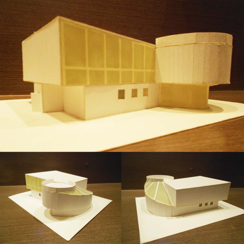 Архитектурные проекты из бумаги