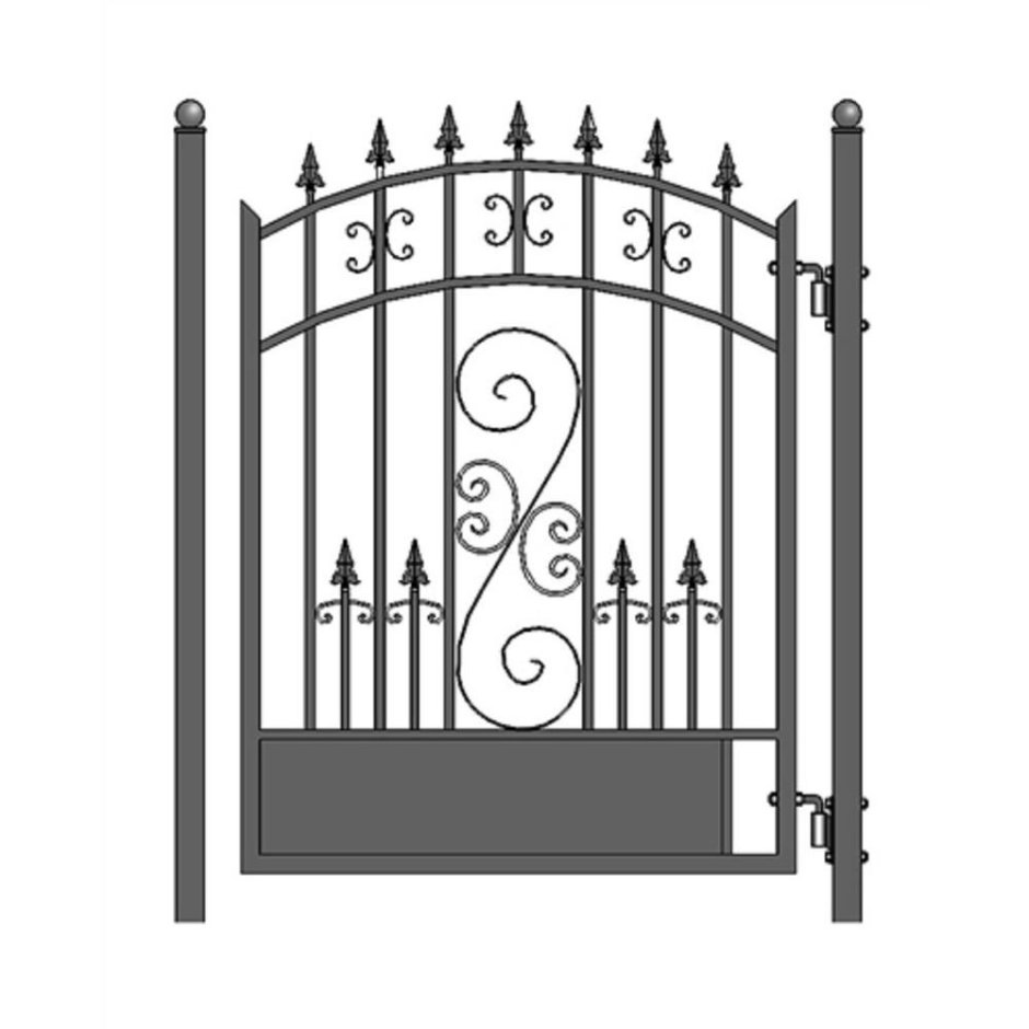 Узоры на калитку из металла
