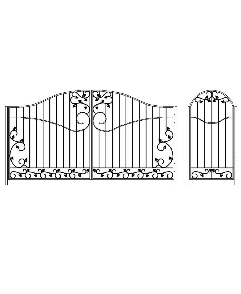 Кованые ворота