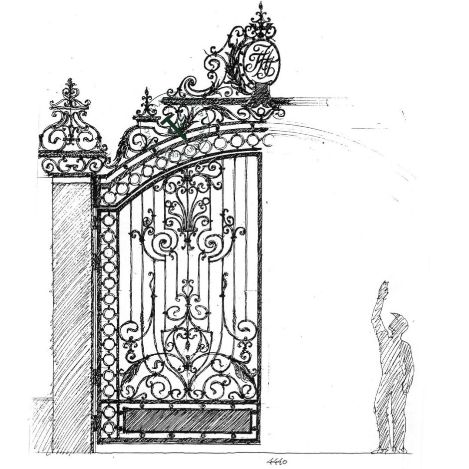 Эскизы кованых ворот