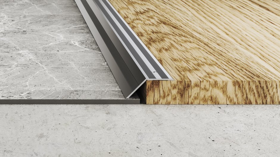 Порожек Profilpas PBA/20 - алюминий, порожек с перепадом 20 мм