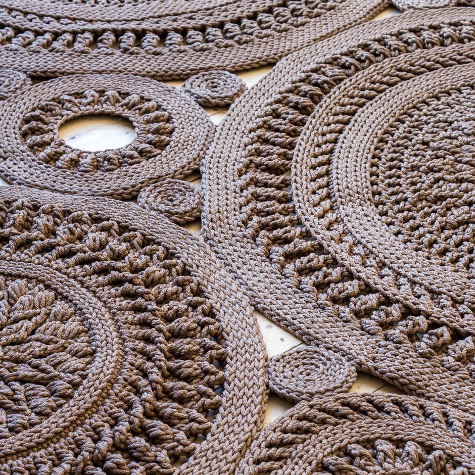 Ковер крючком