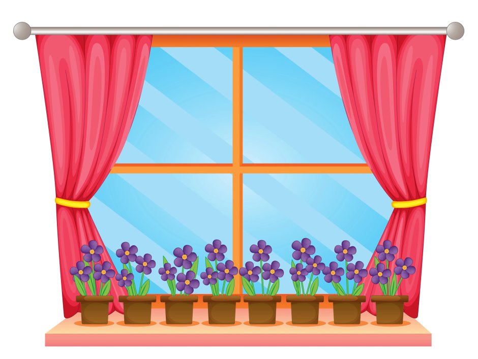 Окно мультяшное