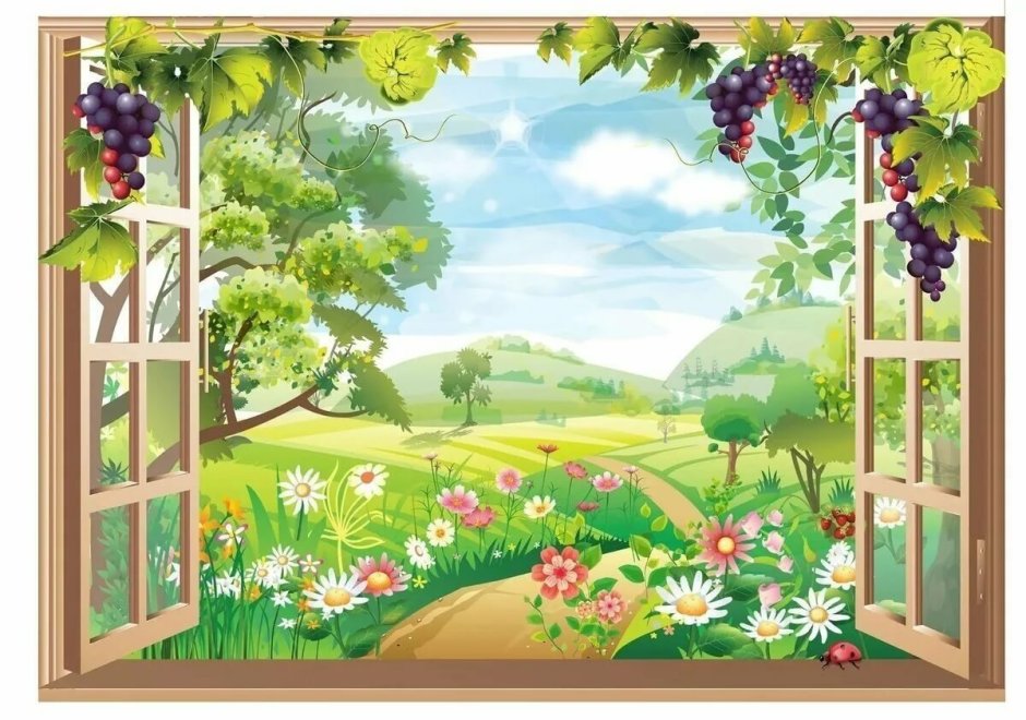 Сказочный вид из окна