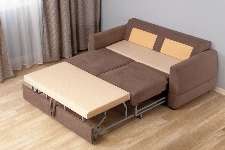 Диван прямой Браво Caramel выкатной