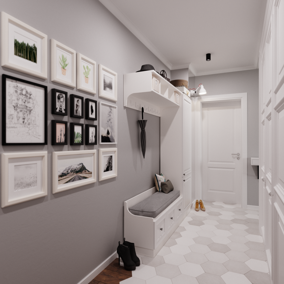 Прихожая белая