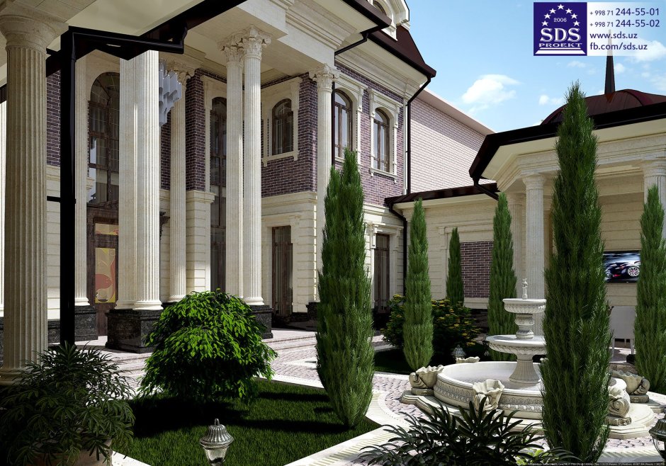 Двухэтажный дом в Узбекистане