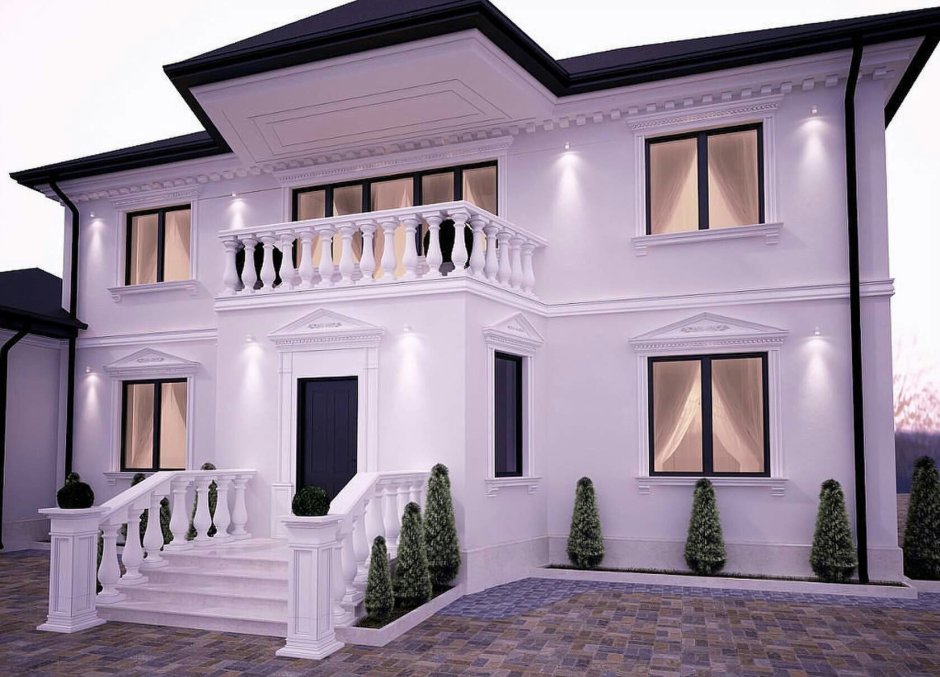 Узбекский дом двухэтажный