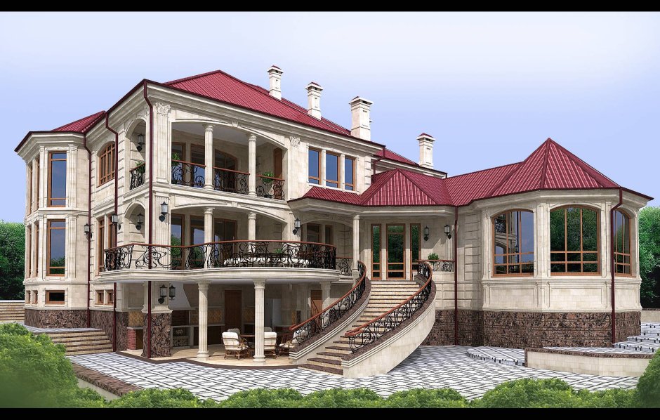 Проекты двухэтажных домов в Узбекистане