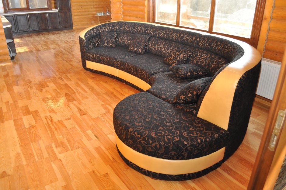 Диван угловой полукруглый