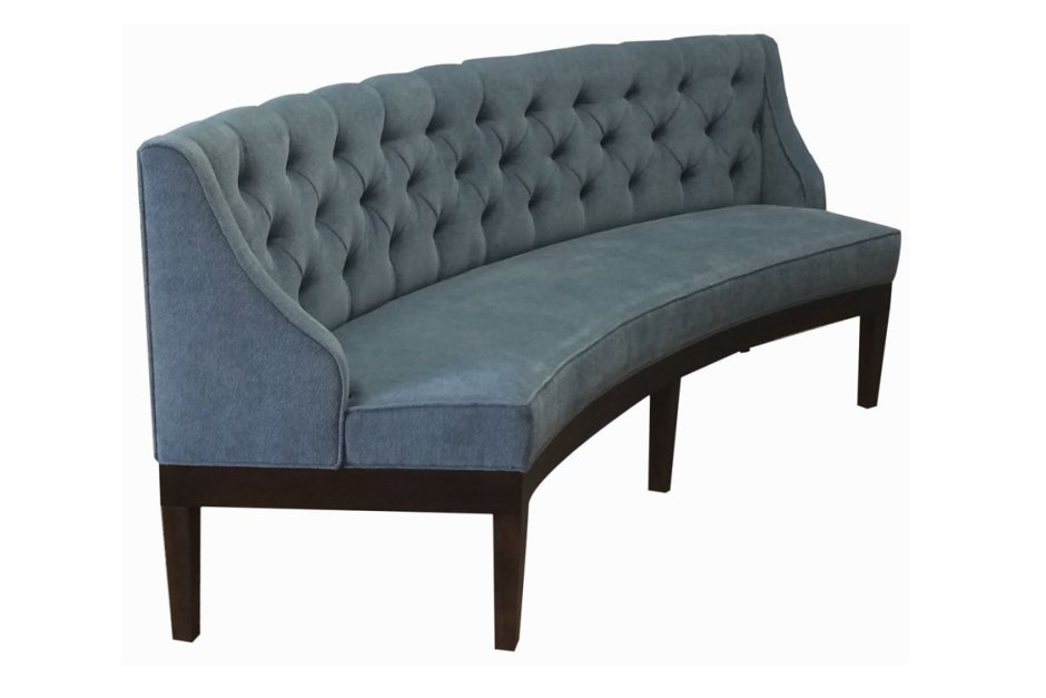 Полукруглый кухонный диван