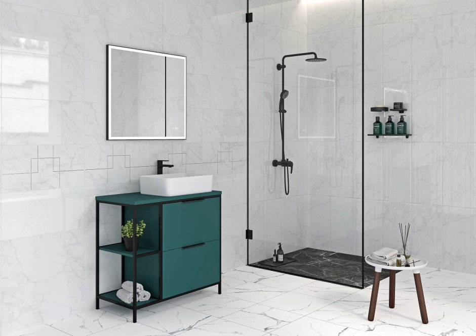 Декор настенный Cersanit Marvel a16276 29.8x59.8 см мрамор цвет белый a16276