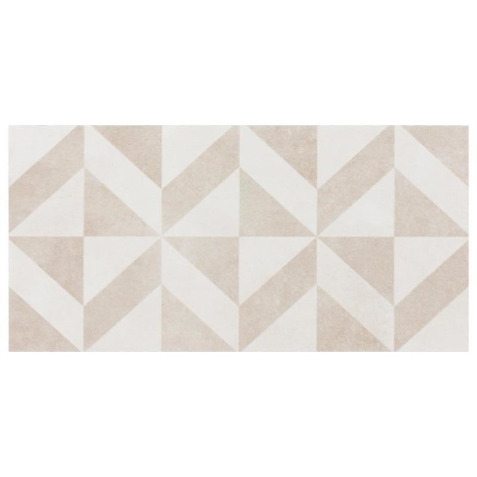 Плитка наcтенная «белая волна» 20х40 см 1.58 м2 цвет бежевый
