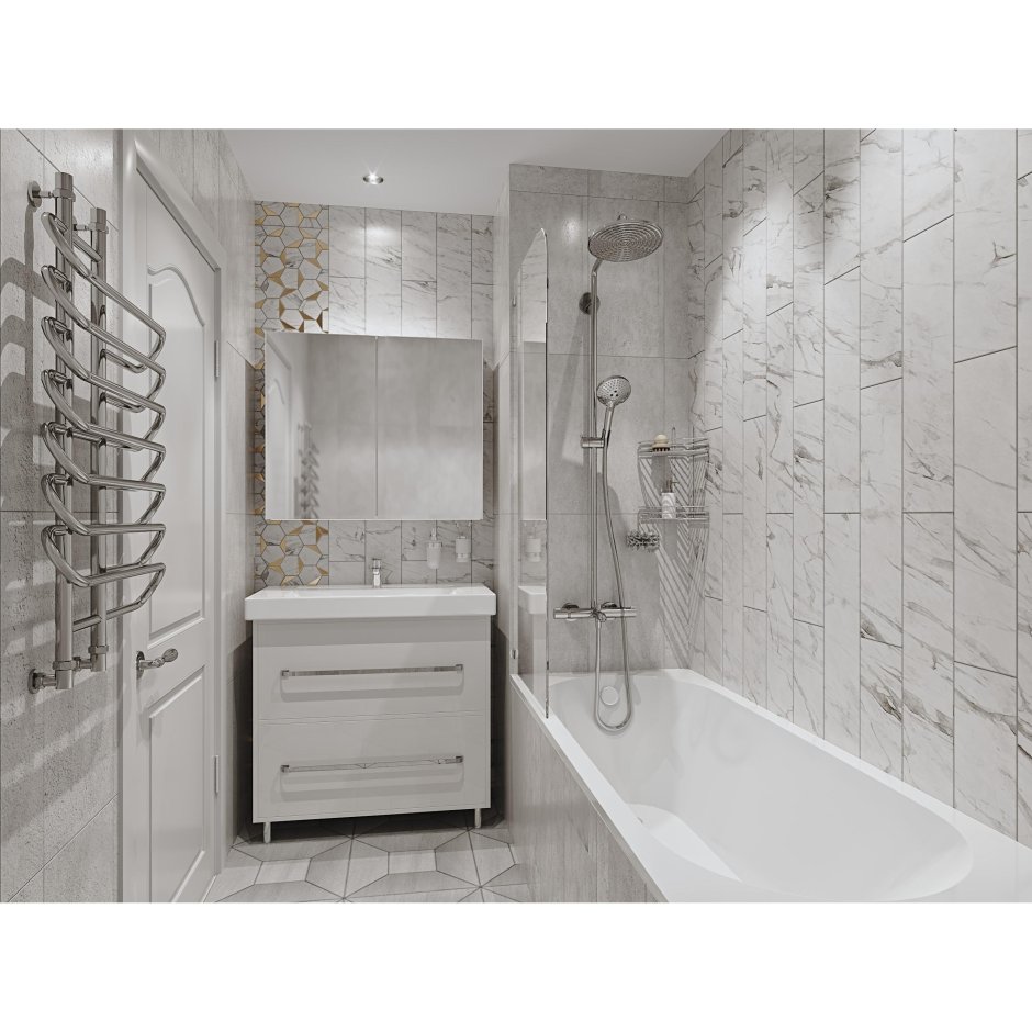 Плитка напольная Stone 42х42 см 1.41 м² цвет светло-серый