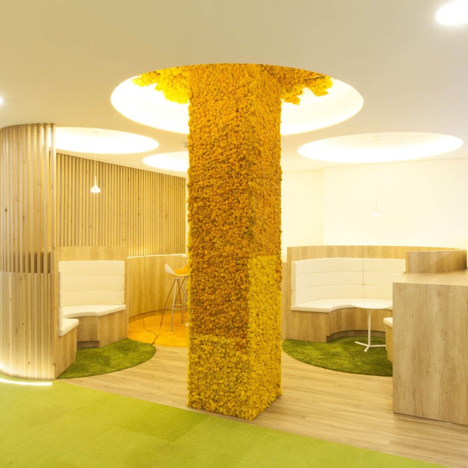 Необычный дизайн колонн