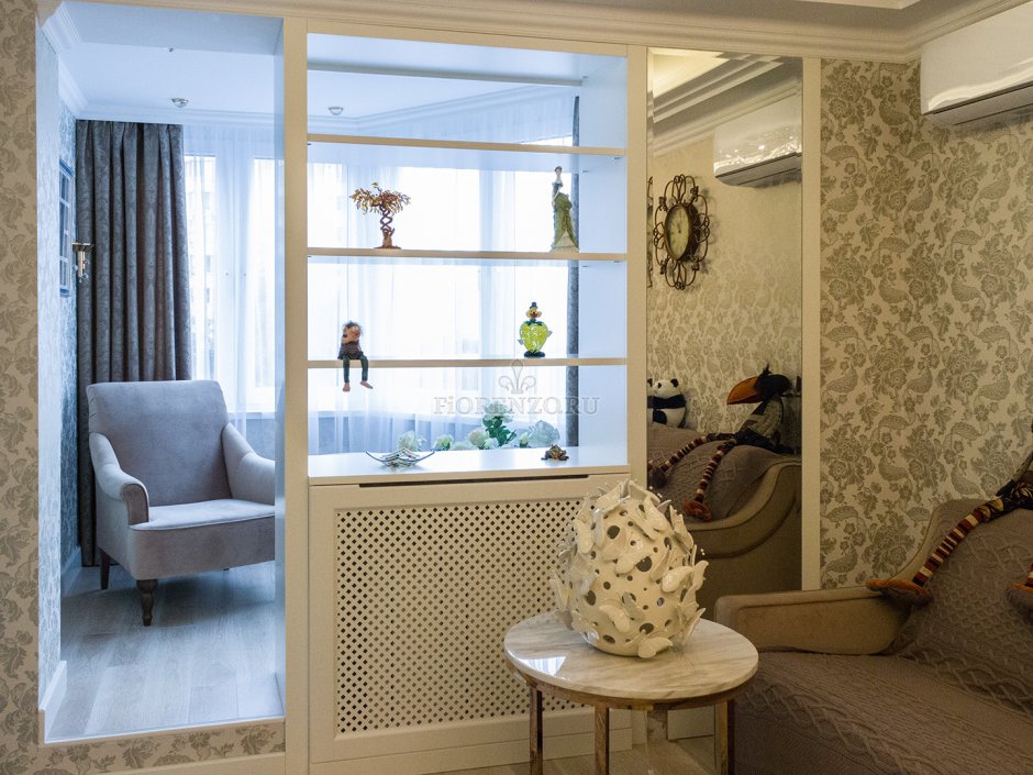 Разделить балконный блок перегородкой