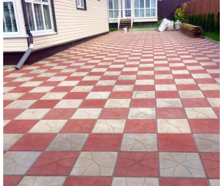 Плитка тротуарная "цветок"