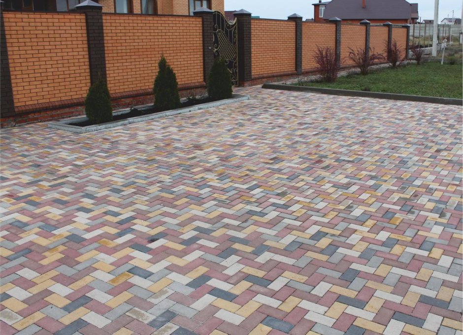 Брусчатка 3 цвета