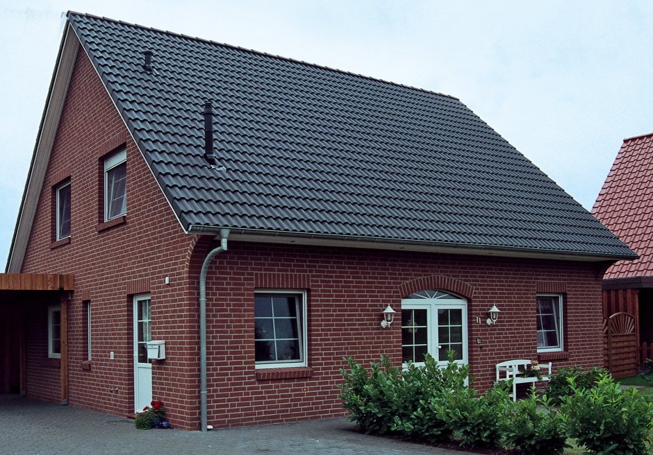 Дом из клинкерного кирпича