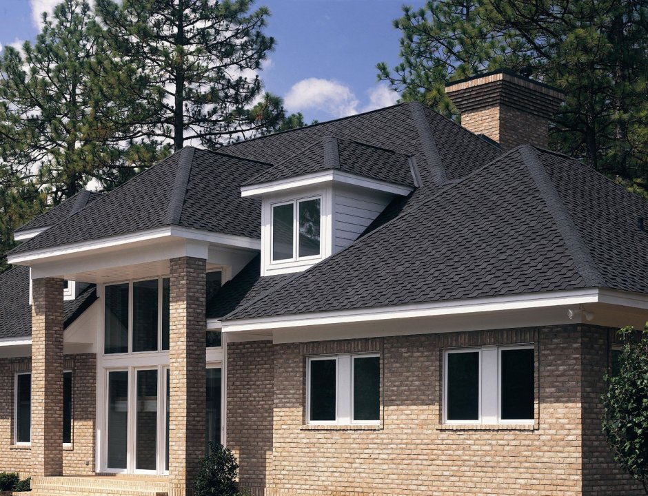 Черепица certainteed landmark Moire Black (3,097м2)