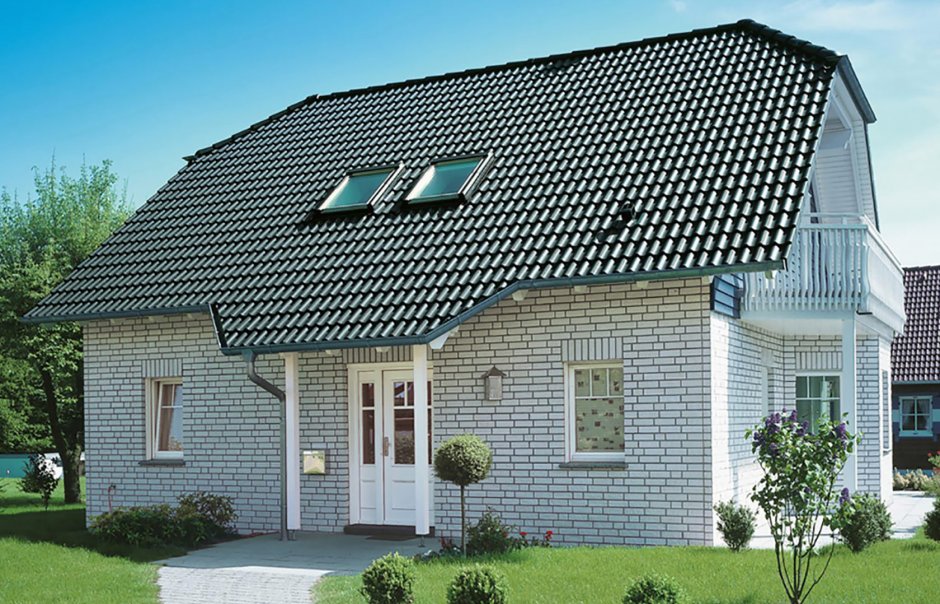 Кровля врасс темно голубая