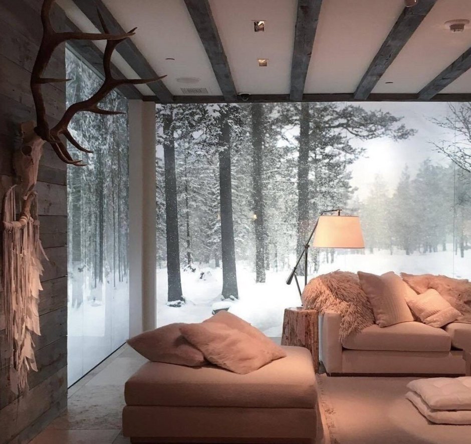 Зимний интерьер